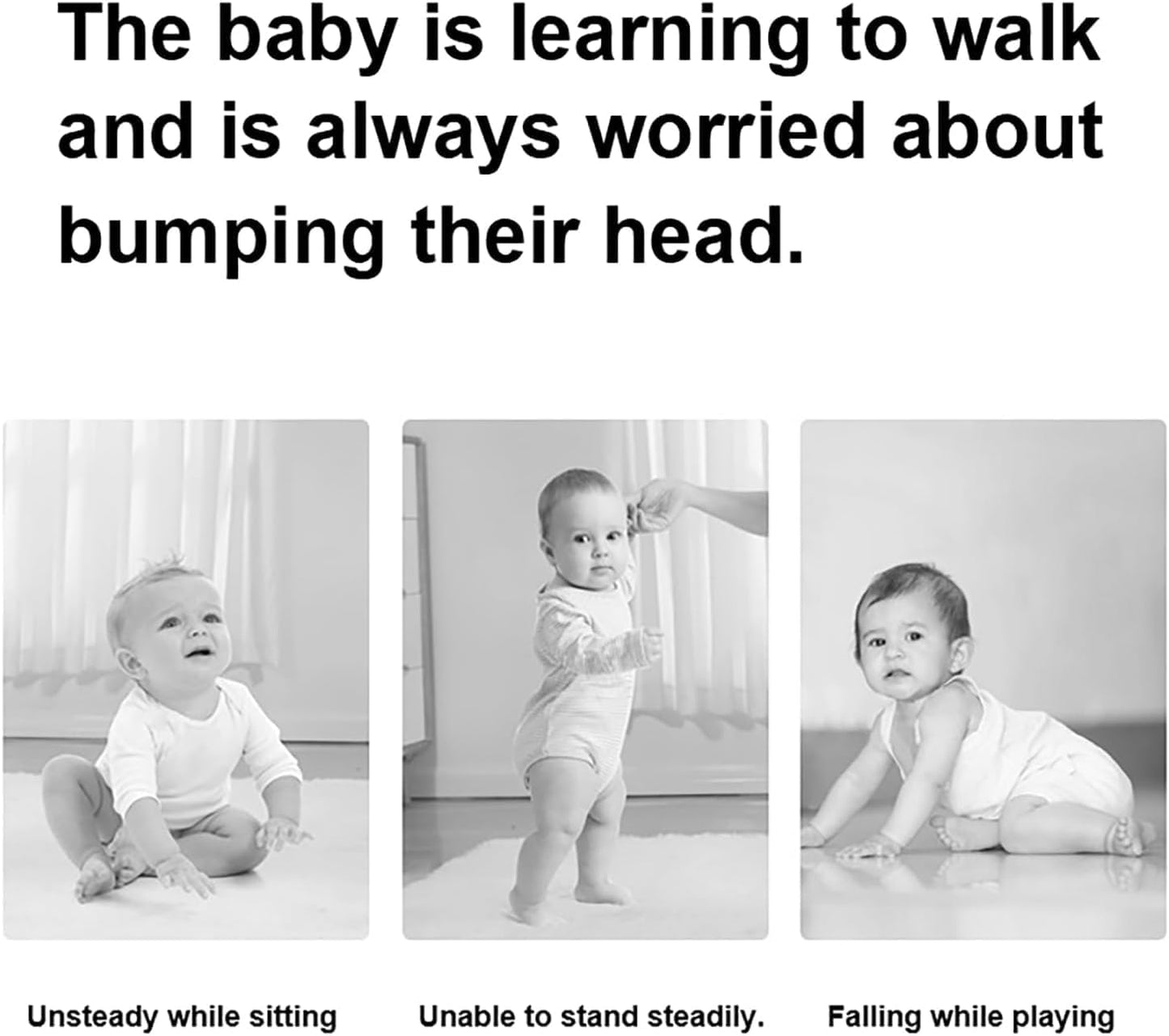 Coussin Abeille Protection Tête Bébé – Anti-Chute Ultra Doux