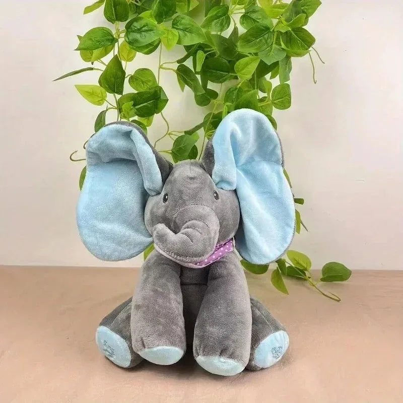 Peekaboo Singing Elephant – Animated Plush Toy for Babies
