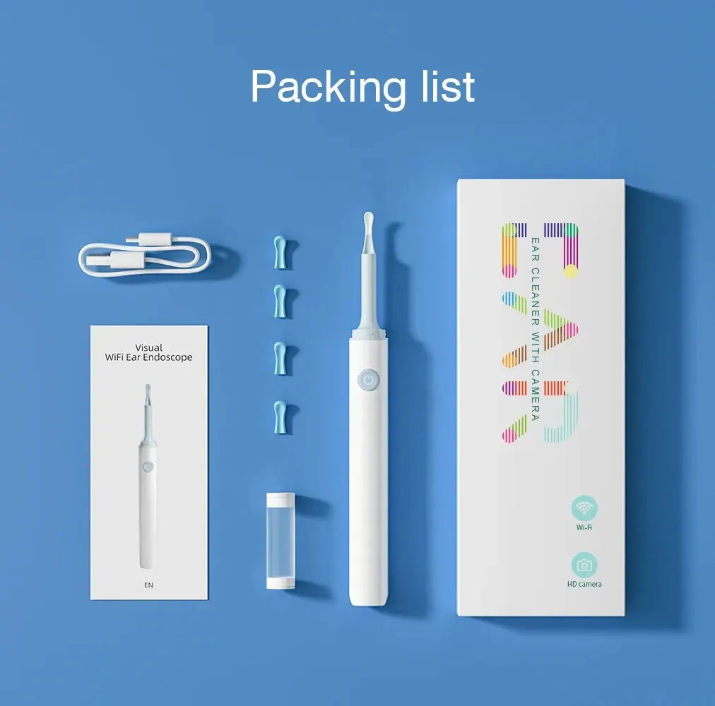 Baby Smart Ear Cleaner with Camera – Safe Visual Otoscope for Parents