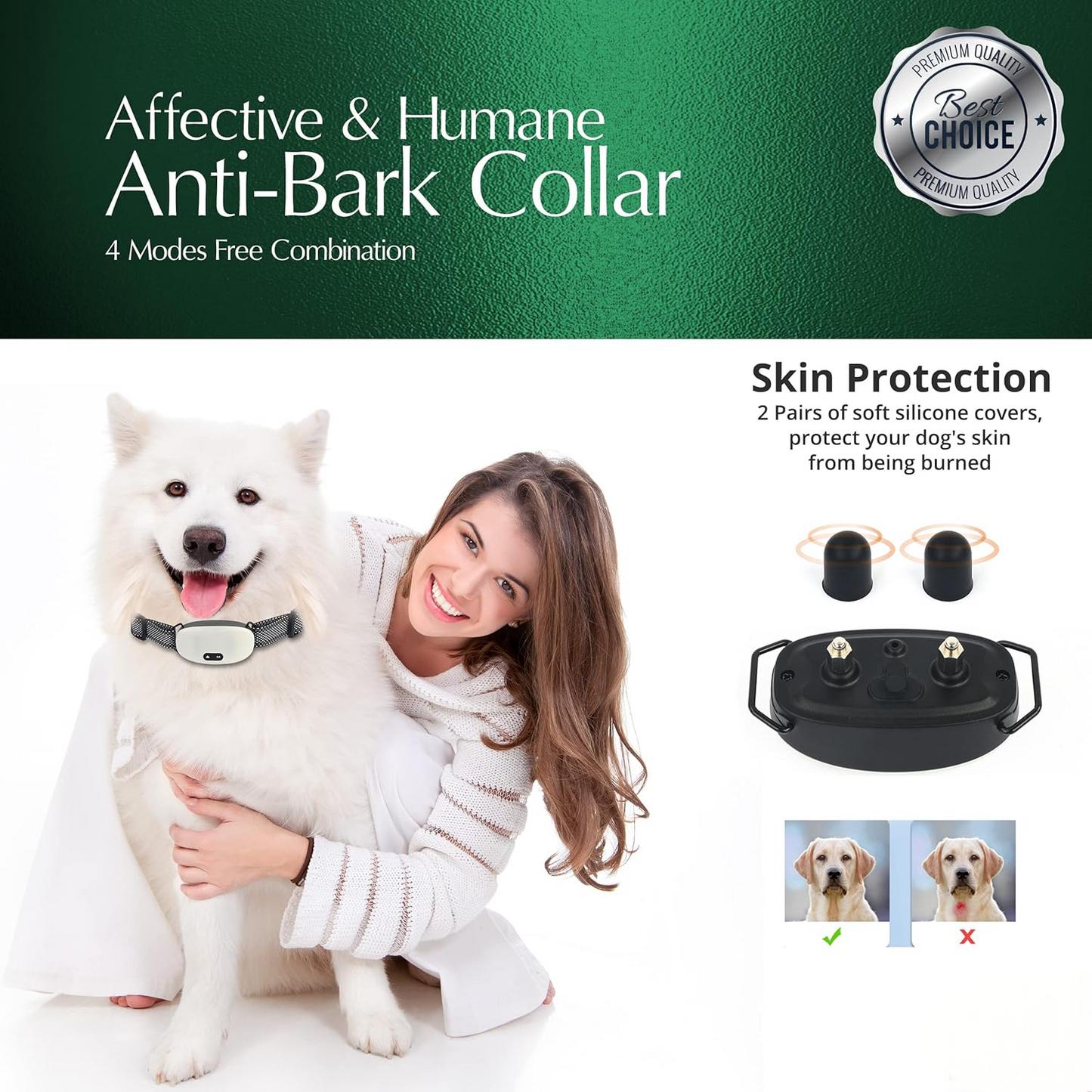 Smart Rechargeable Bark Collar