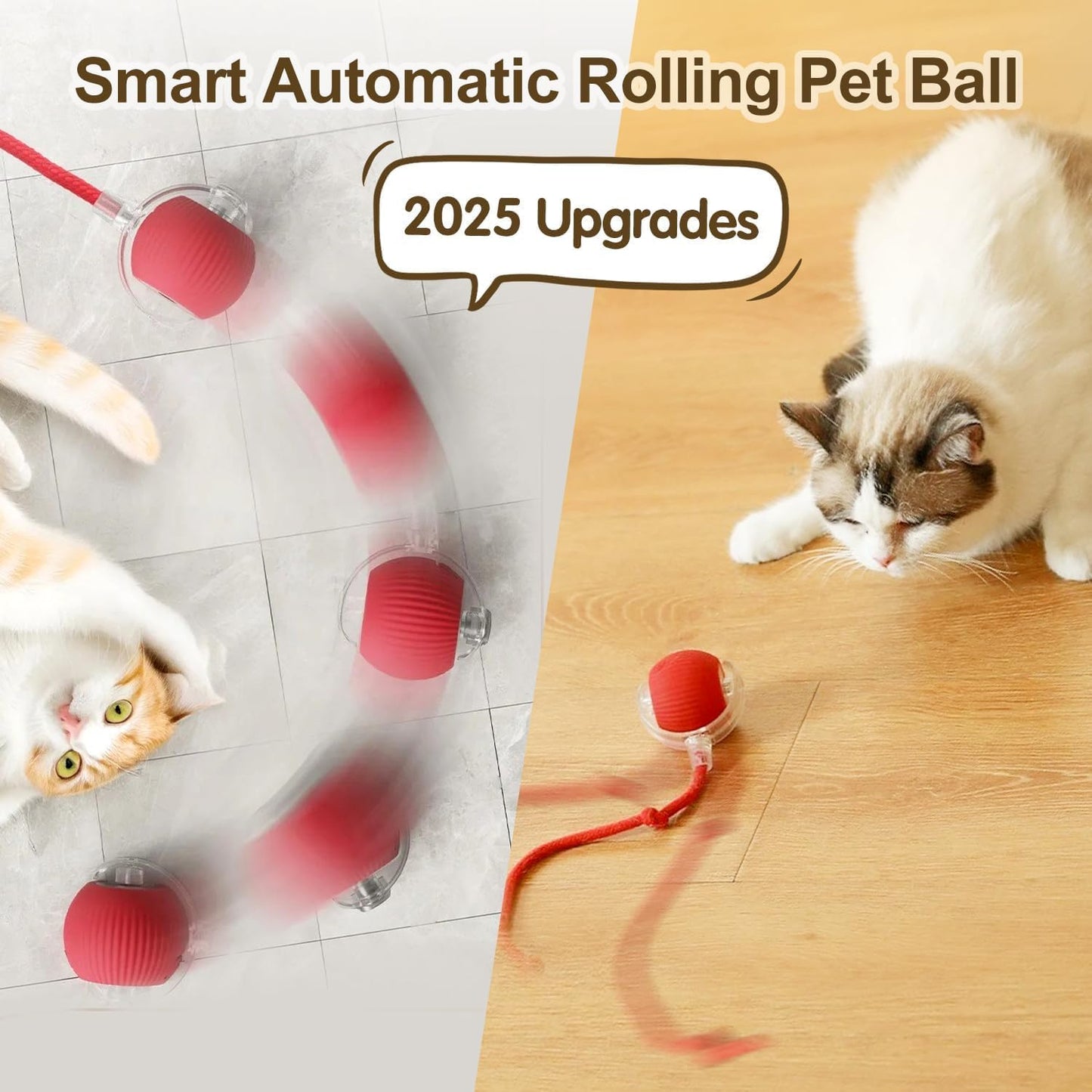 Rechargeable Interactive Pet Ball