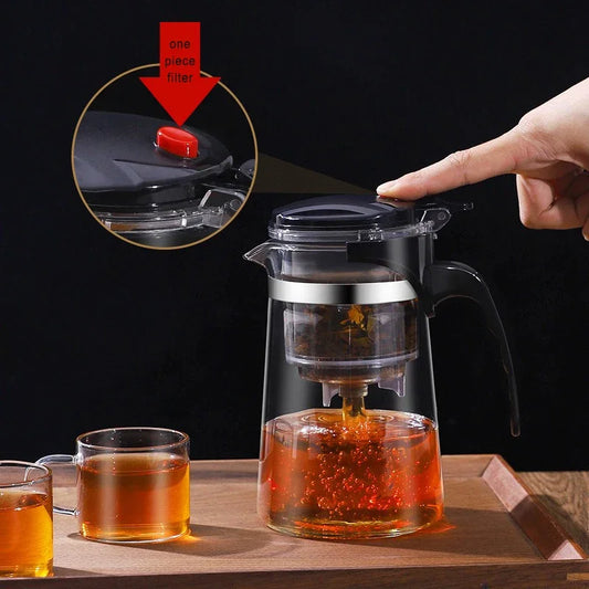 One-click filtering Tea Pot