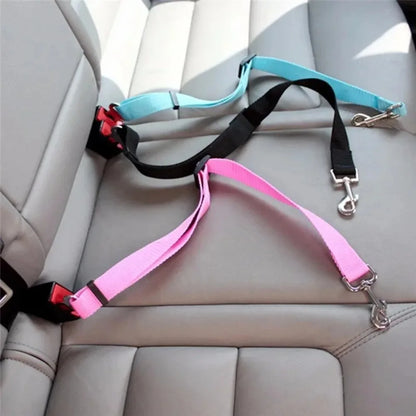 Adjustable Pet Car Seat Belt Harness