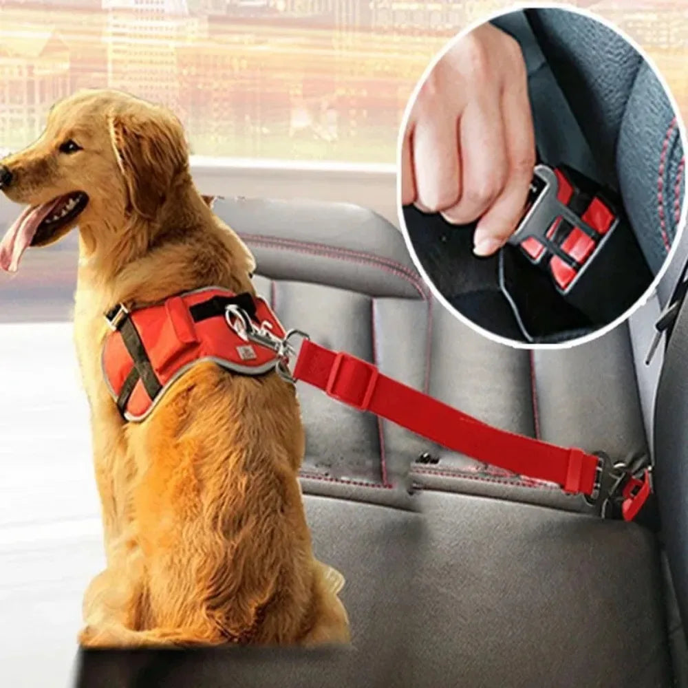 Adjustable Pet Car Seat Belt Harness