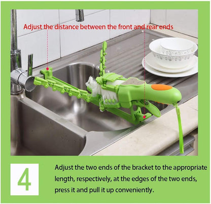 Intelligent mini dishwasher brush