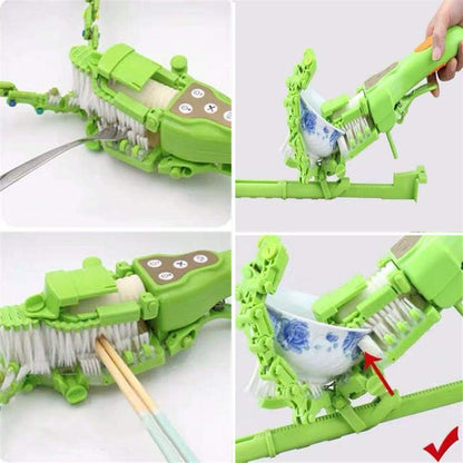 Intelligent mini dishwasher brush